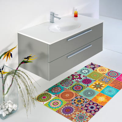 Antislip vloerstickers met beschermlaag - SVEVA FLOOR TILES - 1 sticker van 60x90 cm