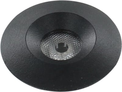 Alpha LED mini spot 3Watt rond ZWART IP68 dimbaar