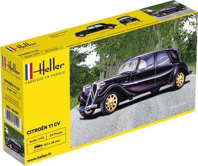 Heller - 1/43 Citroen 11 Cvhel80159 - modelbouwsets, hobbybouwspeelgoed voor kinderen, modelverf en accessoires