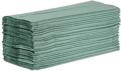 Z-vouw Papieren Handdoeken Groen (15 Pak) - Absorberend en Hygienisch