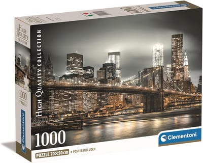Clementoni - Puzzel - 1000 Stukjes - New York Skyline - Puzzel Voor Volwassenen - High Quality Collection