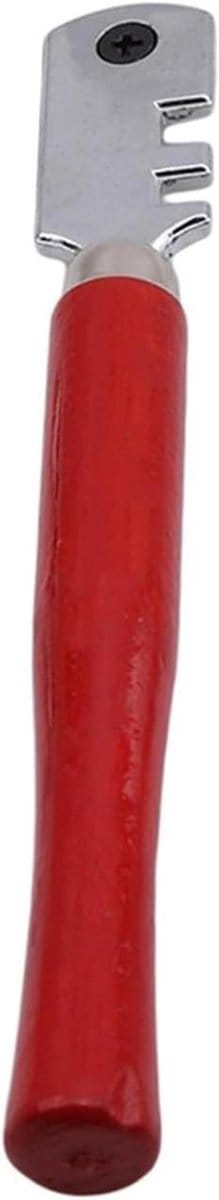 Glastegelsnijder - Glasmes Roller - Muren Snijden - Zeswielig Ontwerp - 13.5 x 2 cm - Rood