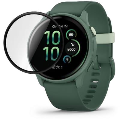 Screenprotector geschikt voor Garmin Vivoactive 6 - Volledige cover - Hoge kwaliteit screen protector - PMMA - 1 stuks - TechDefend