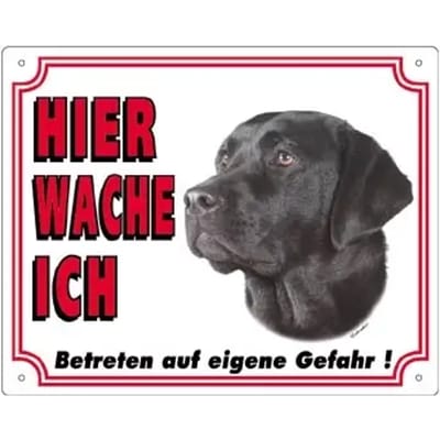 Hond aanwijsbord Nobby Pet Labrador Dunkel