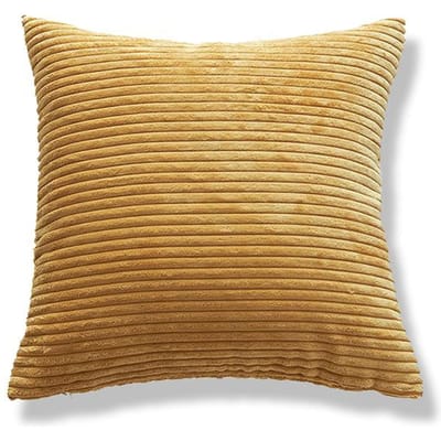 Nordic Kussenhoezen Superzachte Gestreepte Fluwelen Corduroy Decoratieve Kussenhoes Voor Bank 45x45cm Decoratieve Kussensloop 450mm*450mm