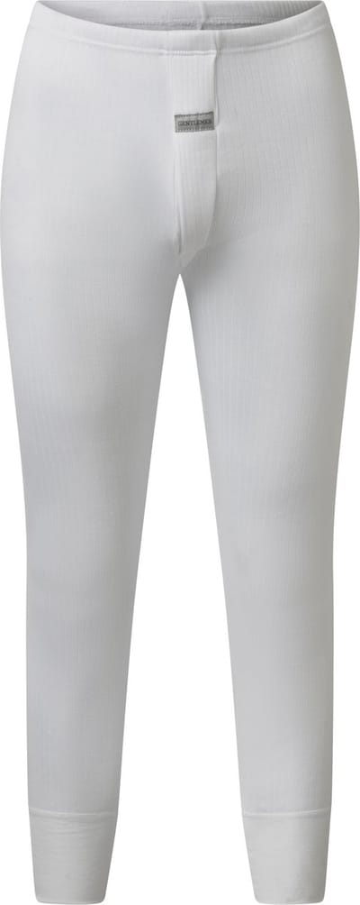 Gentlemen - heren thermobroek - 50% polyester en 50% modal - wit - maat XL