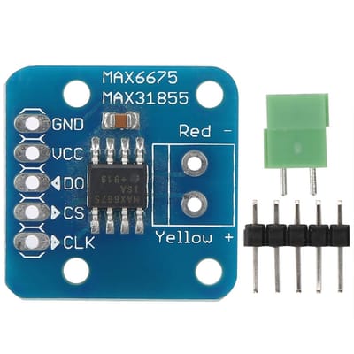 Dailygoody - MAX6675 temperatuursensor - K thermokoppel module - 14-bit resolutie - DC 3-5V - Signaalconditioneringsversterker - Geschikt voor DIY pro