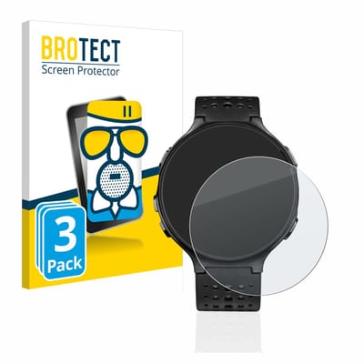 BROTECT - Screenprotector voor Garmin Forerunner 235 - Folie Beschermfolie Beschermglas matte 3 Stuks