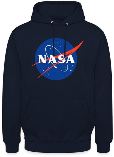 NASA klassiek logo Hoodie Unisex