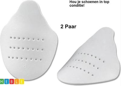 *** 2 Paar Anti-Kreuk & Anti-Crease Sneaker Shield - Sneaker protector - Maat 35 t/m 39 - Zwart - van Heble® ***