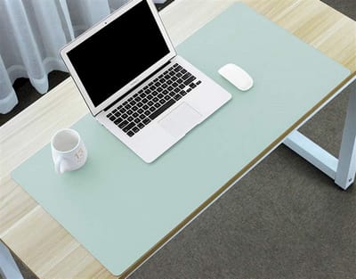 Extra Groot Bureau Onderlegger PU Leer Antislip & Waterdicht Bureau Beschermer (100x50cm)