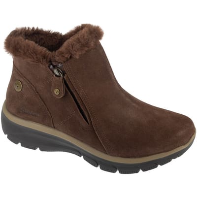 Skechers Easy Going dames gevoerde boot - Bruin - Maat 36