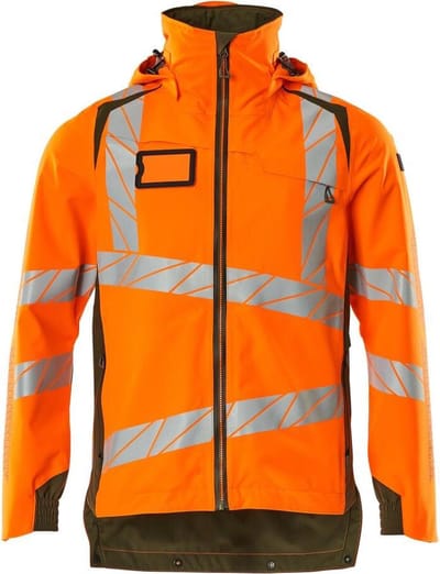 Mascot Accelerate Safe Shell Jas 19001 - Mannen - Oranje/Mosgroen - XXL
