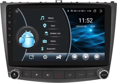 Autoradio met bluetooth - Carplay - Voor Lexus IS250/200/300/350 (2006-2012) - Geschikt voor Apple en Android - Stereo - Navigatie - Navigatiesysteem auto - 2GB 32GB - 10.1"