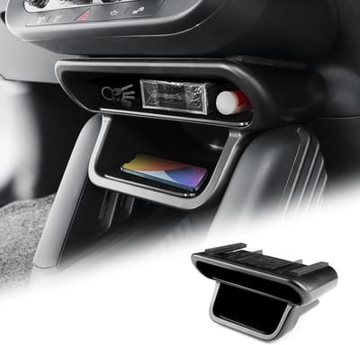 Mini Cooper E/SE J01 EV en Cooper S ACEMAN J05 Gear Shift Opbergdoos - Interieuraccessoires voor Auto, Aanpassing en Design in Zwart (ABS)