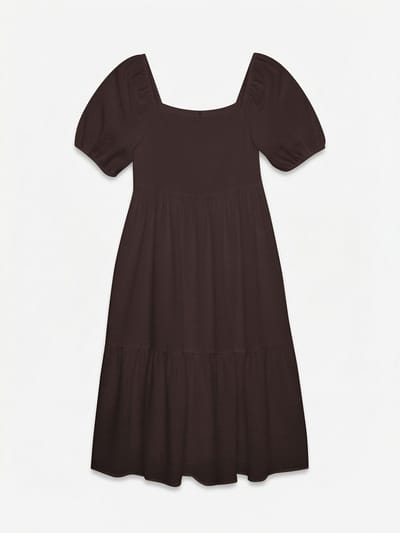 Vero Moda Gesmokte jurk VMROKAYA Midi-jurk