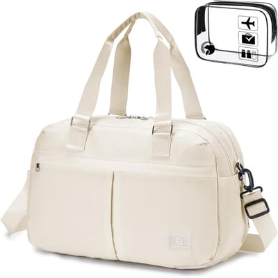 Uitbreidbare Handbagage Reis- en Sporttas met Toilettas - 40x30x15/25cm