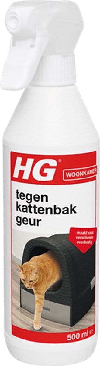 HG tegen kattenbakgeur - 500ml - ongevaarlijk voor dier en mens - geurloos