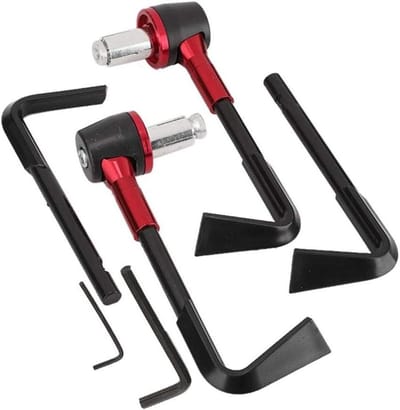 Motor Handvat Beschermers - Stuurbescherming Hendels - Motor Veiligheid - Val- en Botsingsbestendig - 22 mm Stuur - Rood