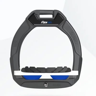 Veiligheidsstijgbeugels kind Incliné Grip Antraciet/Wit/Blauw Flex-On Safe-On