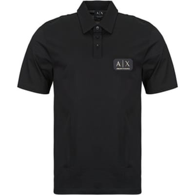 Armani Exchange Xm002232_af10364 Korte Mouw Poloshirt Zwart S Man