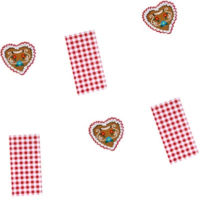 Papstar Slinger 'Alpenfestijn', rood / wit