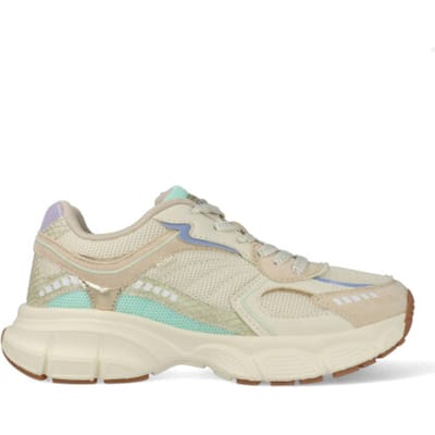 POSH by Poelman LISE Dames Sneakers - Blauw met combinatie