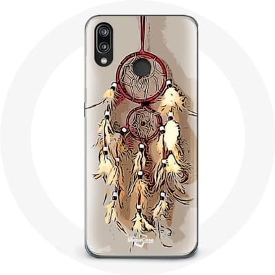 Coque - Huawei - P20 Lite - Attrape Rêve - Marron - Souple marron
