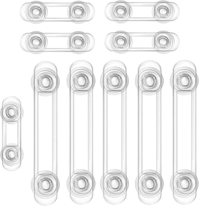 Veiligheidsloten voor Kinderen - 10 Stuks Herbruikbare Slotjes voor Keuken, Kast, Lades en Koelkast - Ideaal voor Baby- en Peuterbescherming