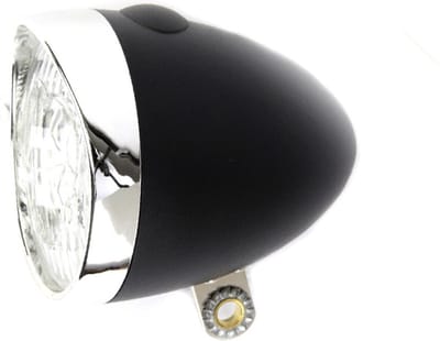IKZI Koplamp retro bulk zwart