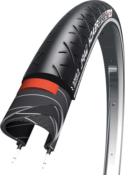 Buitenband - Fietsband - Veilig Fietsen - Reflecterende Streep - 28 x 160 - Zwart