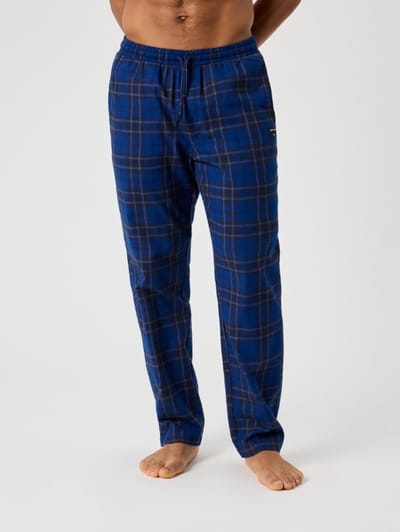 Björn Borg Core Flannel Pyjama Pants - heren pyjama- en loungebroek - meerkleurige print