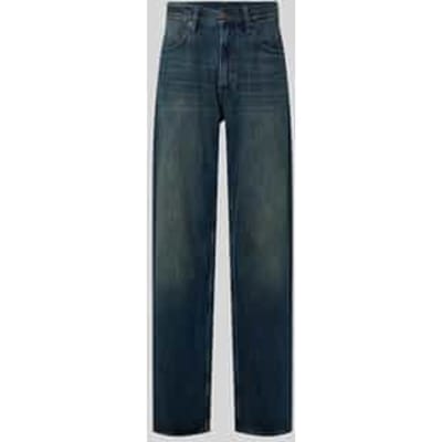 Wide fit jeans met steekzakken