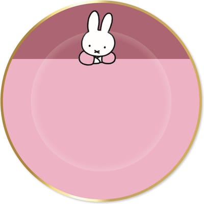 Ootje Kadootje Nijntje Roze Bord OK 8121
