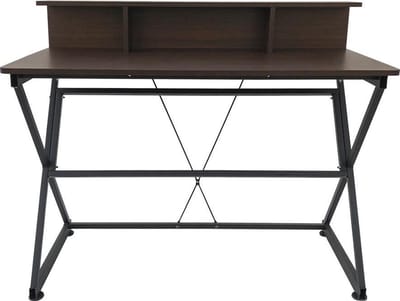 Bureau tafel computer laptop Stoer - industrieel vintage stijl - 110 cm breed - bruin