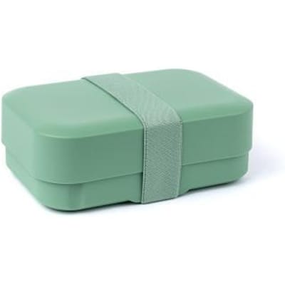 Amuse Lunchbox Medium Sage - Brooddoos met elastiek - Broodtrommel - in hoogte verstelbaar - BPA-vrij - Groen - 650ml
