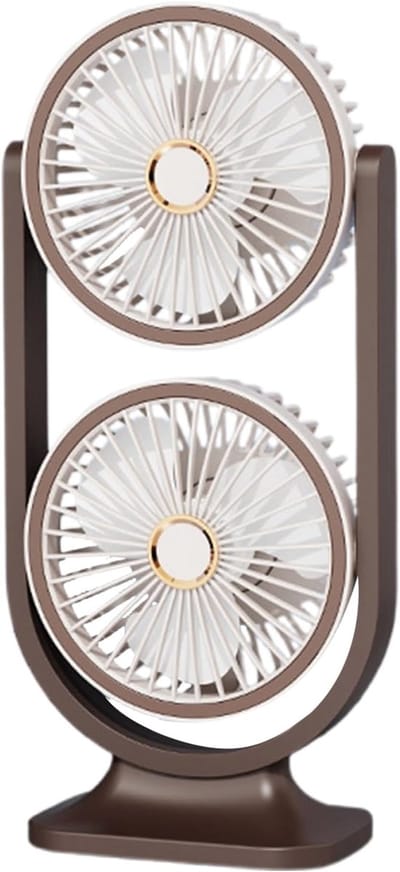 VHV - Bureauventilator - usb bureauventilator - USB oplaadbaar, stil - voor kantoor, slaapkamer, thuiswerken