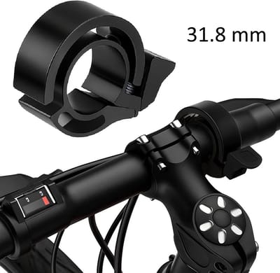 Fietsbel Ø 31.8 mm – Premium Aluminium – 90 dB Superheldere Klank – Voor MTB / Racefiets / Gravel / E-bike – Zwart