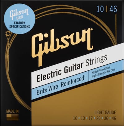 Gibson SEG-BWR10 Brite Wire Reinforced Elektrische Gitaarsnaren (10-46)