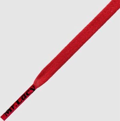 Schoenveters Mr. Lacy waxies plat rood 90 cm