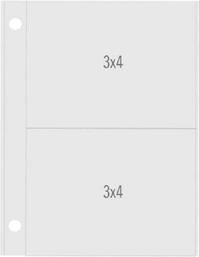 Simple Stories SN@P! Pocket Page Refills Vertical 3x4/3x4 Inch (4086)