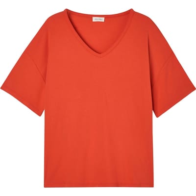 American Vintage Zelym T-shirts Tomate Vintage Size: XS/S | T-Shirts Outlet | Dames | Oranje