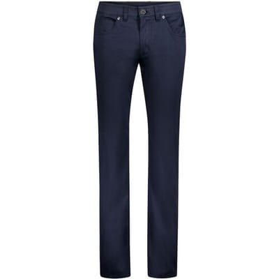 Gardeur Broek Bill Leisure Luxury Supima Cotton Stretch Frosted Dye Finish Dark Navy / male