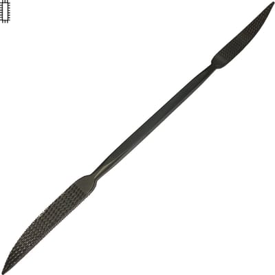 Corradi - Naaldrasp voor hout - Lengte 190 mm - Rechthoek