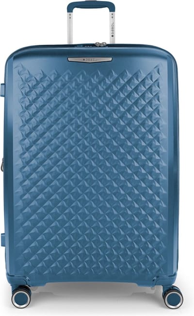 Gabol Queens 4 wielen Trolley L 75 cm met uitbreidingsplooi - Harde bagage - TSA slot - azul