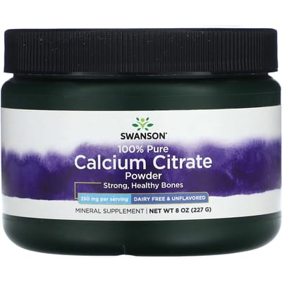 100% Puur Calciumcitraat Poeder, Ongezoet, 227G(8oz)