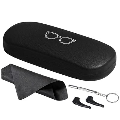 Dailygoods- Brillenkoker hardcase - Premium leren brillendoos - Lichtgewicht en duurzaam - Ideaal voor dames/heren - Bescherming tegen krassen - Perfect voor reizen