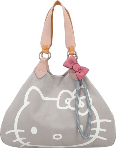 Fritzi aus Preußen Schoudertas Izzy Medium Limited Head Hello Kitty Shopper Kitty Stone Taupe