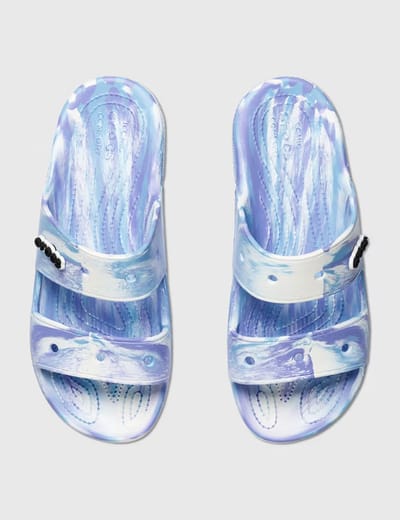 Crocs Classic Marbled Sandalen Wit/Oxygen Maat 45/46 US M11