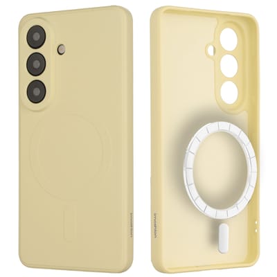 imoshion Hoesje - Geschikt voor Samsung Galaxy S26 - Color Backcover met Magnetische Ring - Vanilla